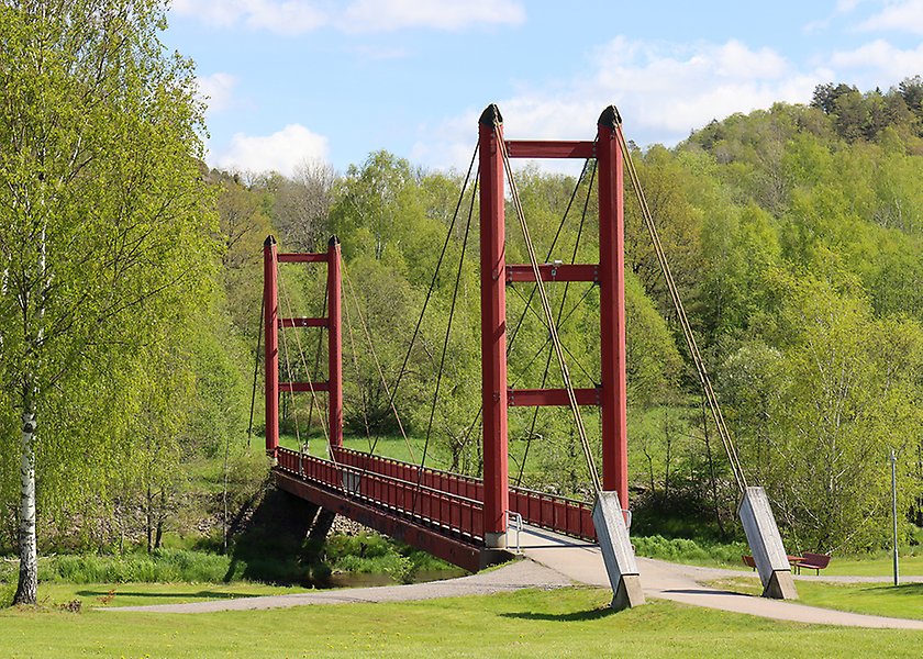 Gångbro över vattendrag