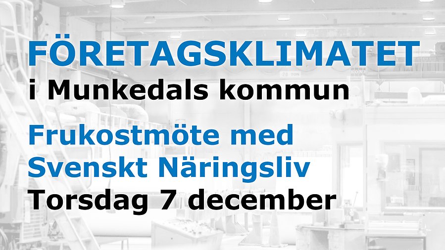 Företagsklimatet i Munkedals kommun
